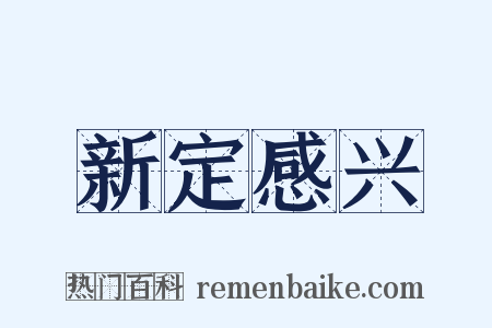新定感兴是什么意思的图片